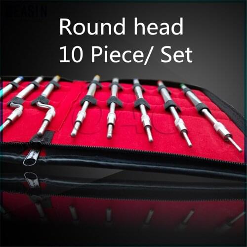 2018 Deasin 10PCS/SET Import from America Maxillary sinus lifting device internal lifting tool implant bone extruder Curved