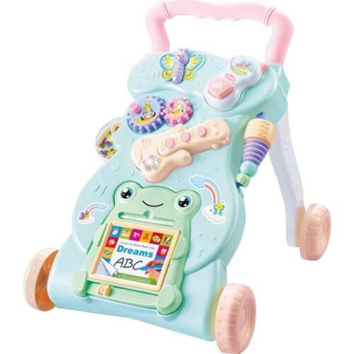 Baby Multi-functional Walker Cart Toy Baby Child Anti-side Flip Stepper 6-18 Months 1year Old with Wheels Walk Car HC0015