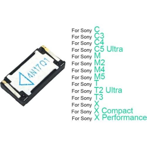Earpiece Speaker For Sony Xperia C S39H C3 C4 C5 M M2 M4 M5 T T2 T3 Ultra LT30P XM50H D5102 X Compact Performance Repair Parts