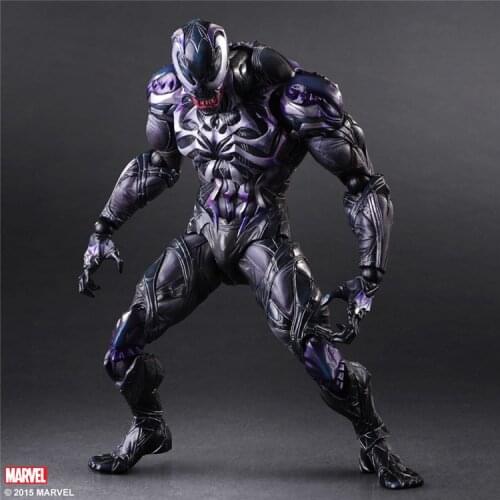 Hasbro Marvel PlayArts Venom Spider-Man Joints Movable Action Figure Model Toys