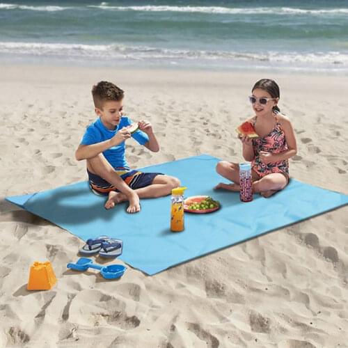 HUTKISS Beach mats Folding sand proof super light waterproof cloth mat