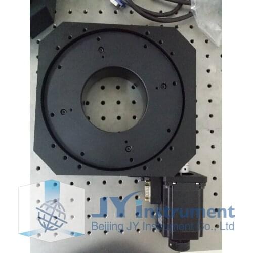 Customized Motorized Rotary Table: clear aperture 90mm