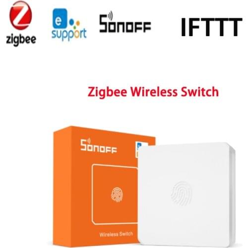 SONOFF SNZB-01 Zigbee Wireless Mini Switch Low Battery Notification On E-WeLink APP Works With IFTTT For Smart Home Automation