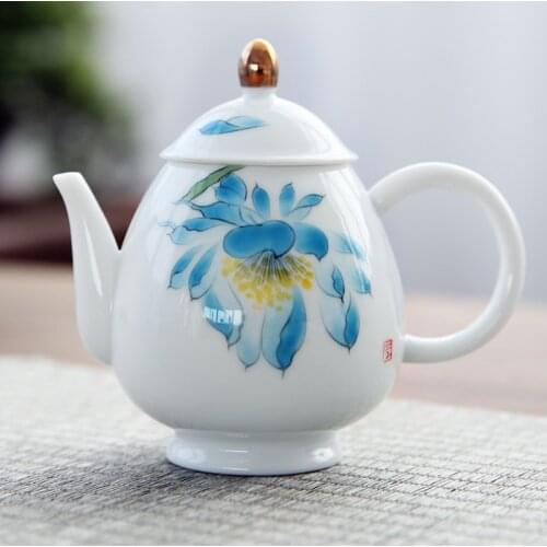 Chinese Porcelain Creative Teapot Kettle Vintage Premium Chinese Tea Set Water Jug Yixing Kung Fu Teteras Tea Infuser Ed50cf
