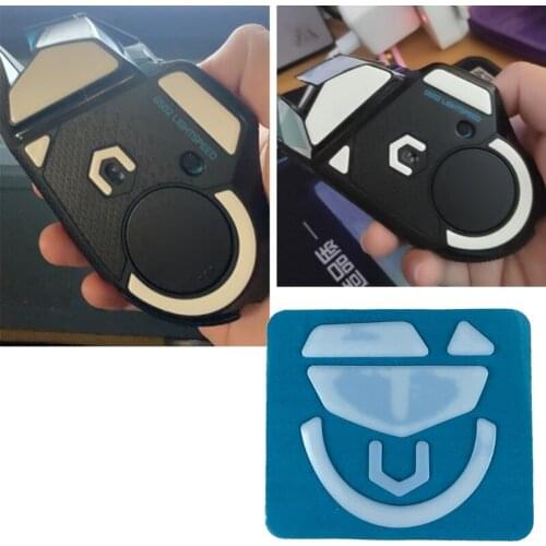 1Pack Mouse Skates Glide Feet Pads Ice Version Tiger Gaming Mouse Feet Sticker for logitech G502 Wireless Mouse White