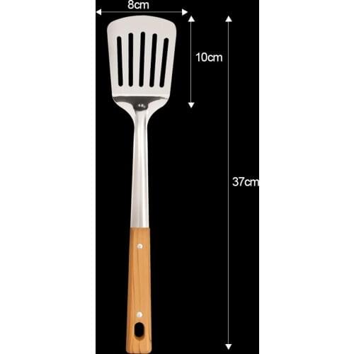 Cookware Tools Stainless Kitchenware with Long Handle Spatula Soup Ladle Kitchenware Utensils for Modern Cooking