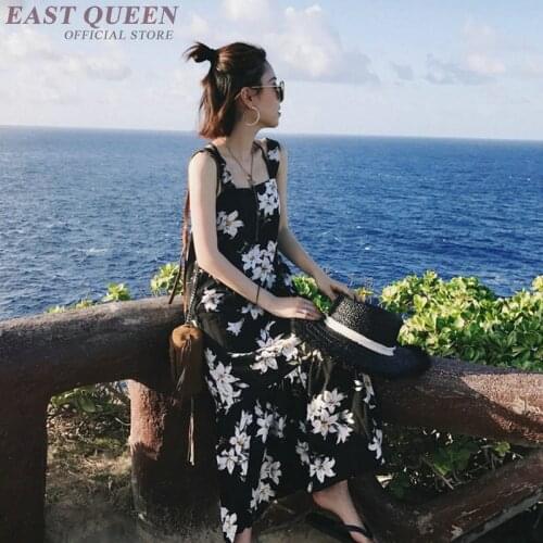 Dresses summer 2018 women hippie boho clothing chic dress beach fashion hippie chic female summer 2018 dress women KK2132