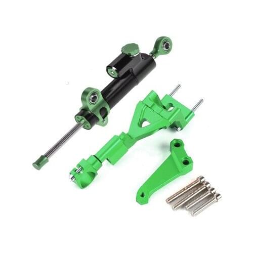 Motorcycle for kawasaki Z300 Z800 Z900 Z1000 Titanium Foot Damper Damping Bracket Steering Buffer Handle Directional Fixed Code