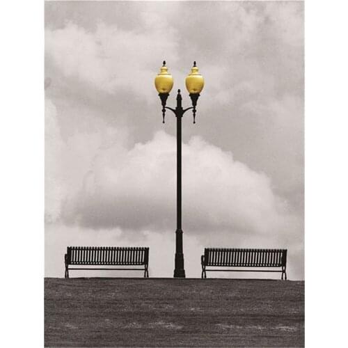 Black And White Landscape DIY 11CT Embroidery Cross Stitch Kits Craft Needlework Set Printed Canvas Cotton Thread Home Room