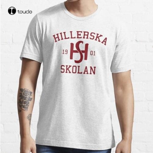 New Hillerska Skolan T-Shirt Cotton Tee Shirt S-5XL