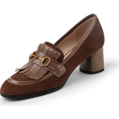 Замшевые туфли-лодочки Pearl Diary China At AliExpress