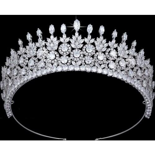 Crown Headband HADIYANA Trendy Hair Jewelry Design For Women High Quality Wedding Party Crowns BC4819 Haar Sieraden Bruiloft