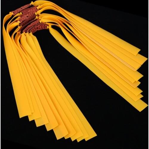 Outdoor Flat elastic rubber band for Slingshot thickness 0.65/0.7/0.75mm catapult Shooting Pull Rope Hunting String Accessories