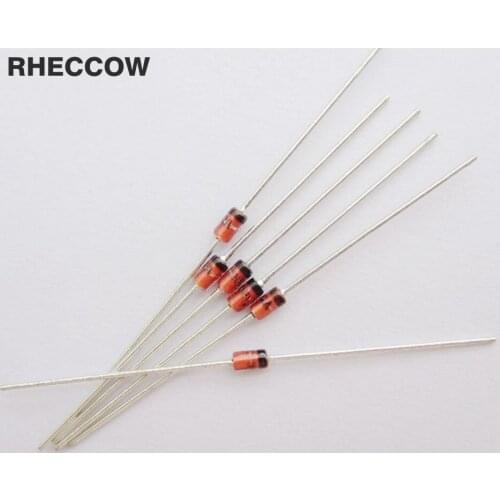 RHECCOW 100pcs 1N34A Germanium Diode AM/FM Radio TV Detection