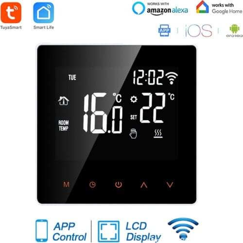 Tuya Smart Leven Wifi Thermostaat Temperatuur Controller Voor Water/Elektrische Vloerverwarming Water/Gas Boiler Werkt Met Alexa