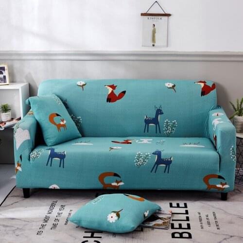 Universal Floral Sectional Sofa Covers Elastic All-inclusive Polyester Stretch Slipcover Sofa Towel Sofa Cushion for living room