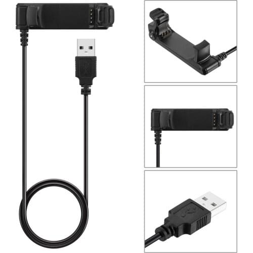 USB Charger Clip Charging & Data Cable for Garmin Forerunner 220 GPS Watch