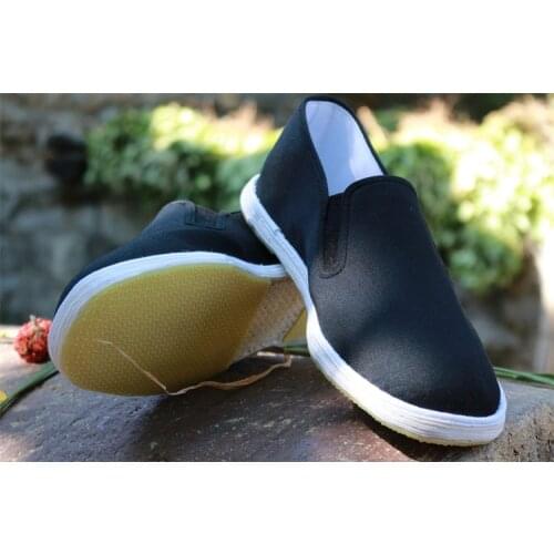 High quality handmade cotton tai chi wushu taiji martial arts sneakers shaolin monk kung fu shoes zen lay shoes