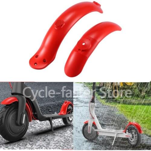 Scooter Rear Front Mudguard Fender Set for Xiaomi M365 / Pro Electric Scooter Dirt Splash Protection Accessories for Xiaomi M365