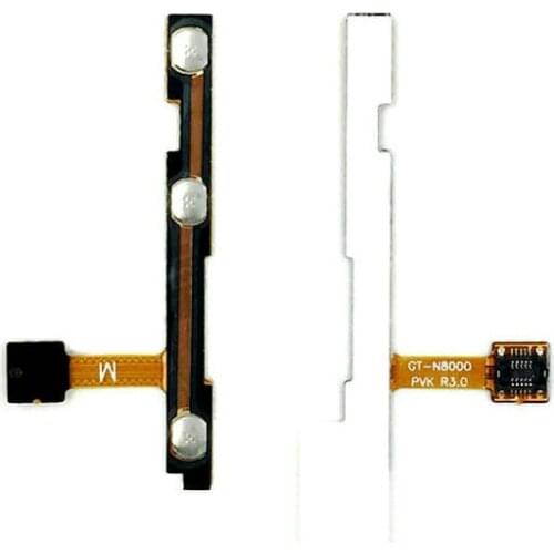 For Samsung Galaxy Note 10.1 N8000 N8010 N8013 GT-N8000 Power Volume Button Flex Cable Replacement