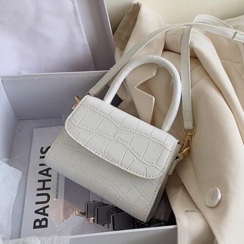 Crocodile pattern Small Tote bag 2020 Fashion New High-quality PU Leather Womens Designer Handbag Travel Shoulder Messenger Bag