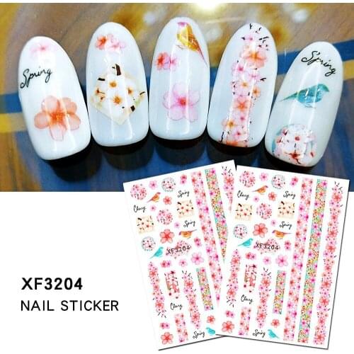 1Sheet Palace Stickers For Nails Rose Luxury Leopard Design Transfer Decals Nail Decor Cherub Sliders For Manicure Decorations