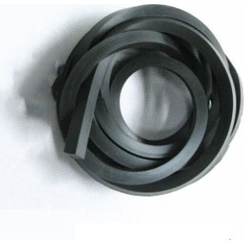 1M Fluoro Adhesive Strip Square Seal Strip Perfluoro Rubber Square Strip Acid Alkali Resistant High Temperature Resistant FKM