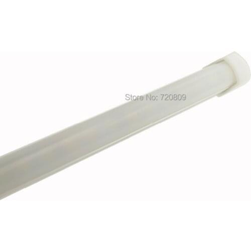 10pcs/lot Free Shipping 50cm DC12V SMD5630 LED Rigid Strip Bar Light 0.5m with U Aluminium Shell +Milky Cover