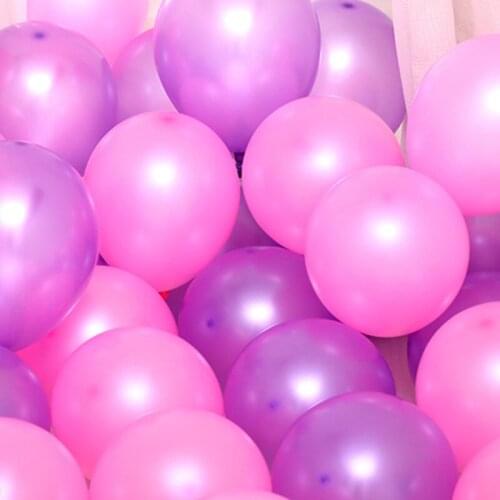 100Pcs 10inch 1.8g Pearl Latex Balloons Happy Birthday Party Wedding Christmas Decorations Balloon Kids Air Balls Globos