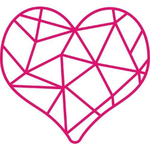 2021 AliliArts Metal Cutting Dies Geometric heart diy Scrapbooking Photo Album Decorative Embossing PaperCard Crafts Die