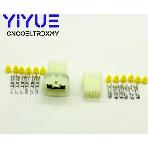 5Sets 6 pin Sumitomo HM 090 Male And Female Automotive Connector 6189-6171 6180-6181 Motorcycle Connector