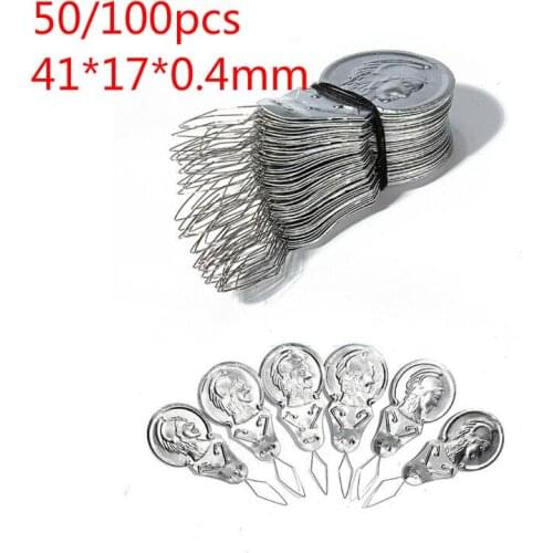 50Pcs/100Pcs Needle Threaders Hot Sliver Bow Wire Needle Threader Hand Machine Sewing Stitch Insertion Tool