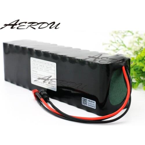 AERDU 13S4P 48V 12.8Ah 1000watt Lithium ion Battery Pack For MH1 54.6v E-bike Electric bicycle Scooter with 25A discharge BMS