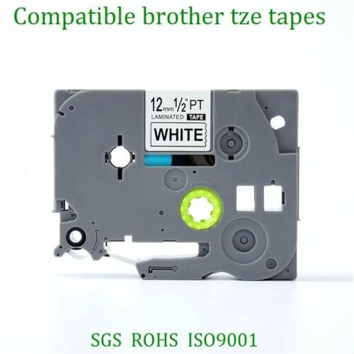 Free shipping 5 pcs/lot compatible brother tz cassette ribbons tz 12mm laminated tape tze231 tz231 tz2-231