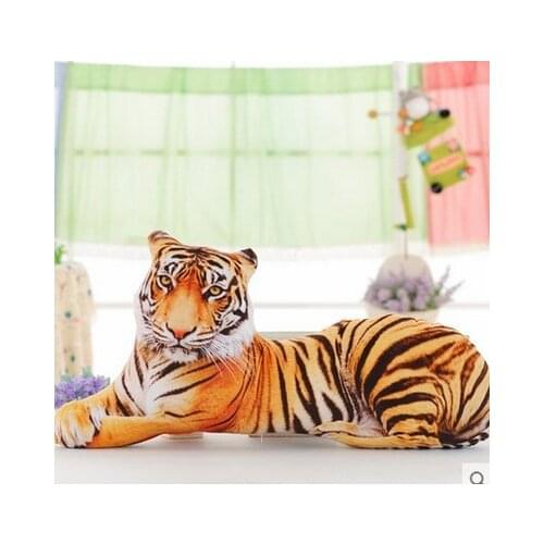 Big new plush 3D Dimensional simulation prone tiger pillow toy soft throw pillow,cushion about 90cm 0070