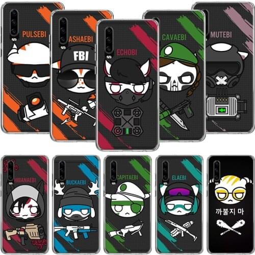 Game Rainbow Six Siege Phone Case For Huawei P30 P40 P20 P10 Mate 20 10 30 Lite Pro P Smart Z Plus Printing Cover Coque Shell