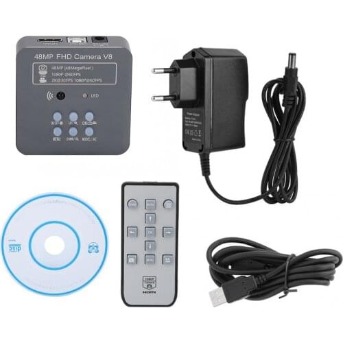 Hayear 48MP Digital Microscope Industrial C-mount Video 60FPS 4800W Microscope Camera for Phone Repair PCB Soldering