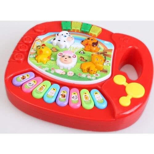 Baby Piano Musical Toys for Children Kids Musical Educational Piano Cartoon Animal Farm Developmental Baby Toy Toys Random Color