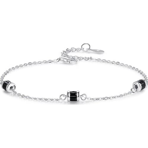 Small Waist Bracelet Female Sterling Silver Ins Niche Design Net Red Bracelet Simple and Cold Style Girlfriends