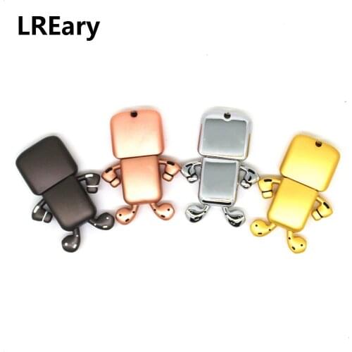 The New Cartoon 64GB USB 2.0 Flash Drive Metal Robot Pendrive 4GB 8GB 16GB Pen Drive 32GB Memoia Stick 128GB Cle Gift