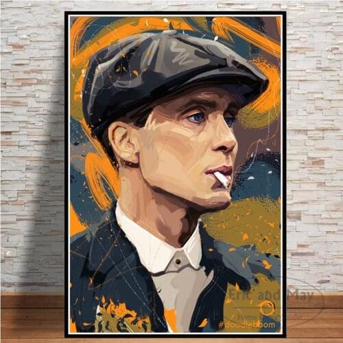 Peaky Blinders Cillian Murphy TV Show Posters And Prints Canvas Painting Pictures On The Wall Art Decorative Home Decor Tableau