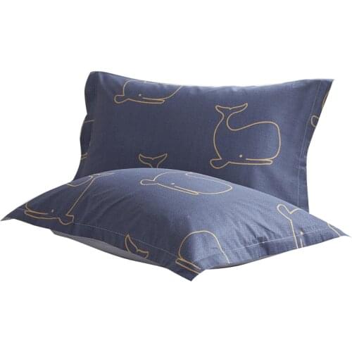 Cotton Pillow Pillowcase Liner Cover 48x74cm One-Pair Package