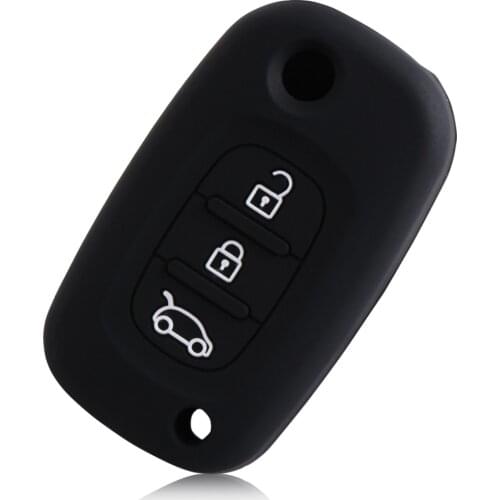 Silicone Car Key Case Cover For LADA Priora Sedan sport Kalina Granta Vesta X-Ray XRay Remote key shell fob auto parts