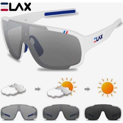 ELAX Photochromic Sunglasses Men Polarized Sun Glasses Women Driving Goggles Male UV400 Eyewear oculos de sol masculino Big Size