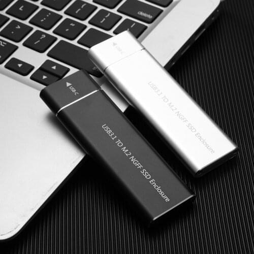 Type C to B Key NGFF SSD Case Gen 1 External SSD M.2 Aluminum USB 3.1 Enclosure for Household Computer Accessories