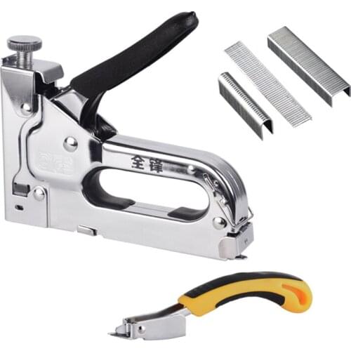 TRANVON 3 in 1 Heavy Duty Nail Gun for DIY Home Furnishings Stapler Manual Nail Gun Grabber and 1000pcs Nail