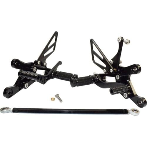 Waase Motorbike For Yamaha YZF R1 1998 1999 2000 2001 CNC Adjustable Rider Rear Sets Rearset Footrest Foot Rest Pegs