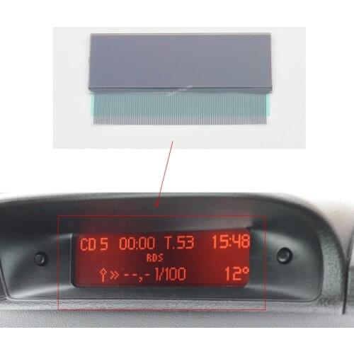 Central Navigator LCD Display Screen for Peugeot 206 307 Citroen C5 Xsara Picasso Multifunction Unit Pixel Repair