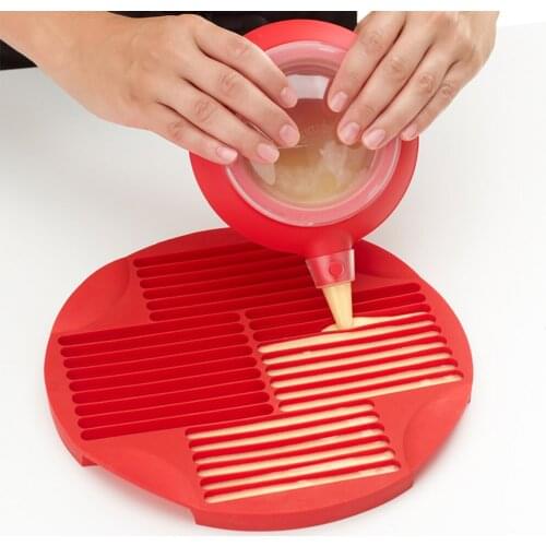 1 Pcs Food Grade Silicone Finger Shape Biscuit Molds DIY Chocolate Lollipop Mold Long Strip Cookie Baking Tray