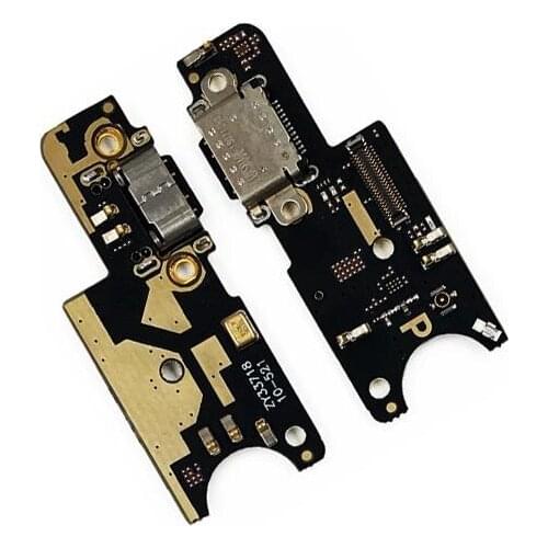 10PCS/LOT, New micro USB charging connector For XIAOMI POCOPHONE F1 charger port dock plug flex cable with mic microphone